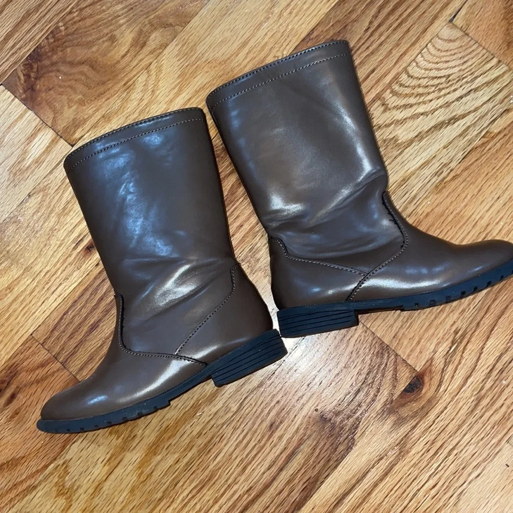 GAP toddler brown high boots brown 9 T Toddler 9T